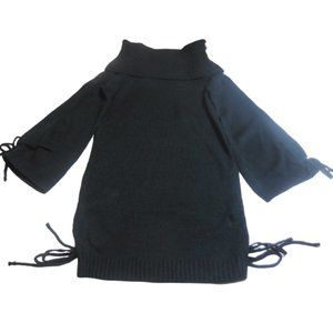 Sweater Dress NEW Long sleeve tight-knit black jumper mini dress warm